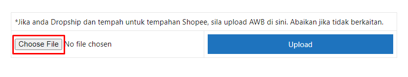 Panduan Tempahan Shopee / lazada / TIKTOK 1 upload awb