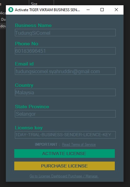 Whatsapp Blaster 1 Register