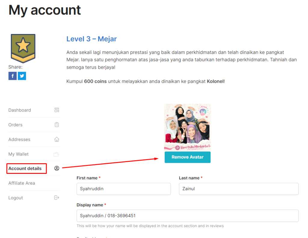 Panduan Meletakkan Gambar Anda Pada Page Panduan Tempahan 2 image 19