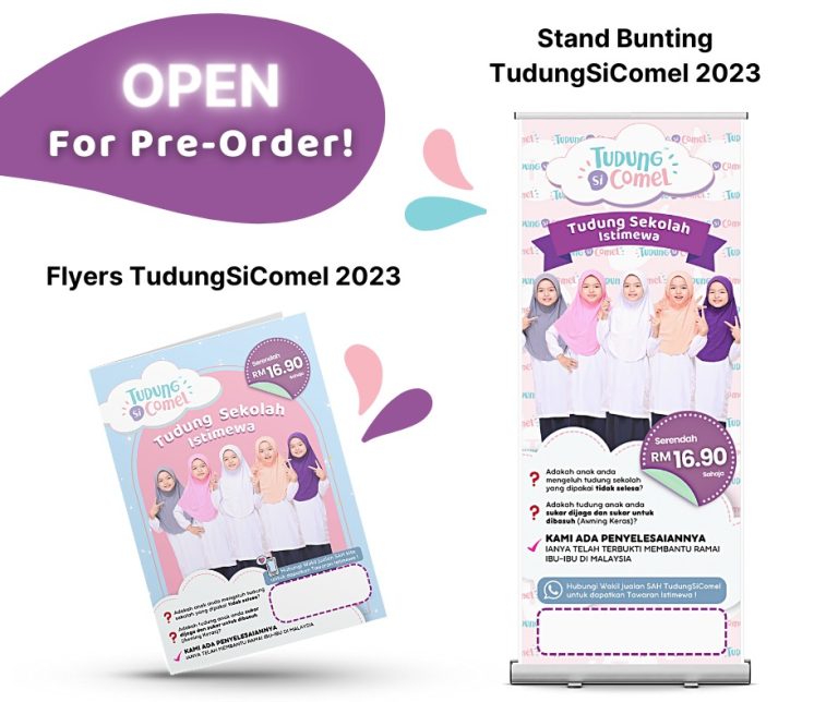 Bunting dan Flyers TudungSiComel 2023 1