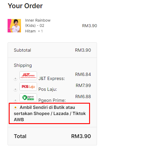Panduan Tempahan Shopee / lazada / TIKTOK 2 image 14