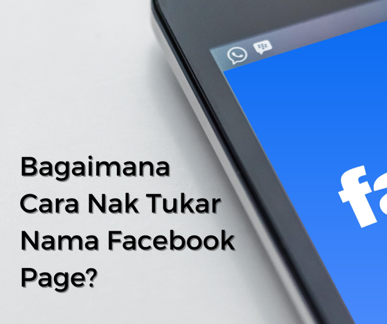 bagaimana cara nak tukar nama facebook page