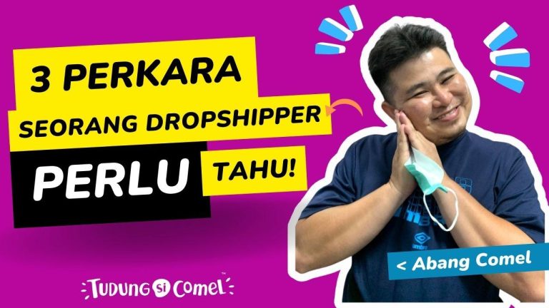 3 Perkara Seorang Dropshipper Perlu Tahu Cover