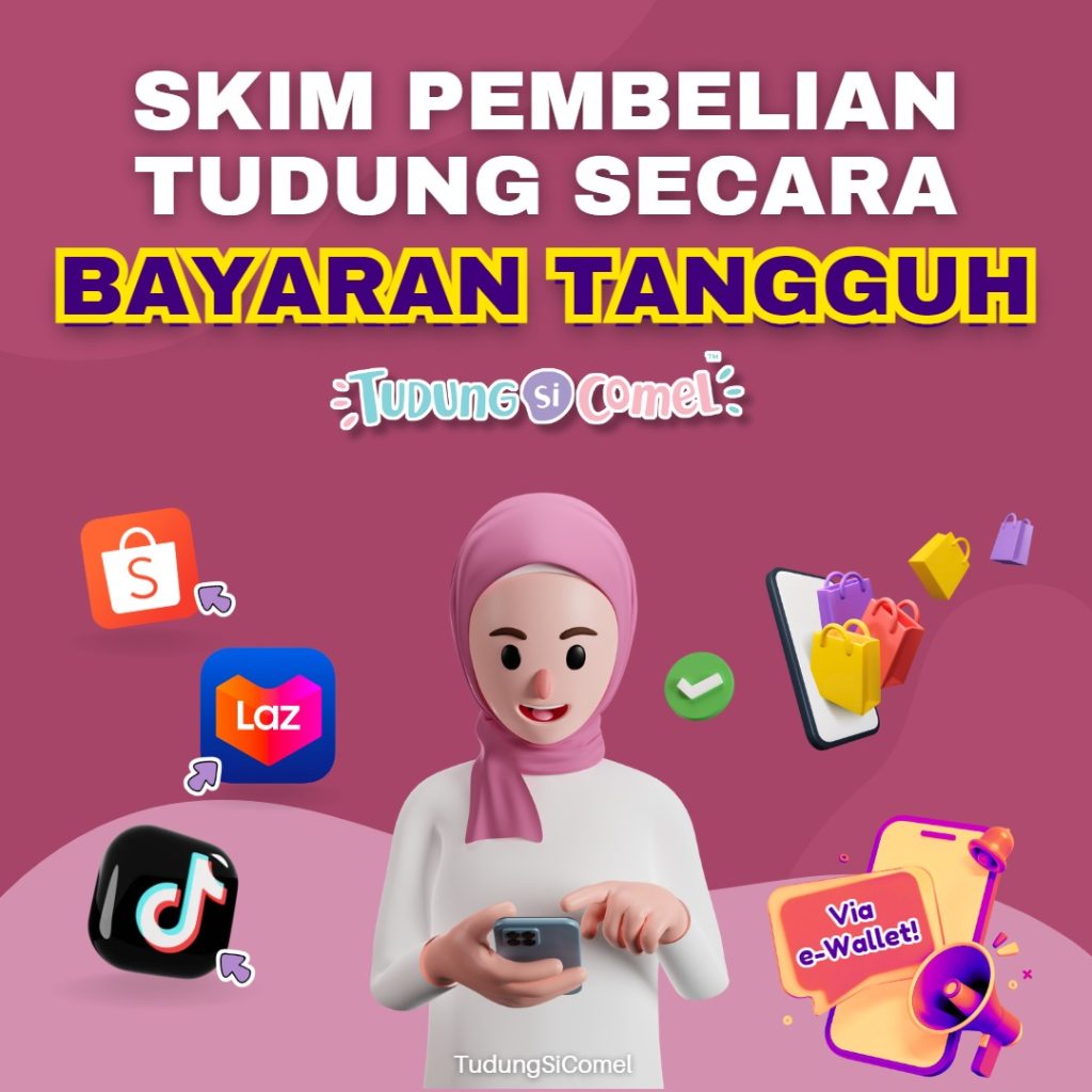 Skim Pembelian Tudung Secara Bayaran Tangguh Bagi Usahawan Shopee / TikTok / Lazada TudungSiComel 1 WhatsApp Image 2023 06 20 at 16.12.33