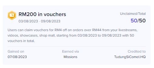 Kenapa Kita Galakkan Buat Tiktok Live? 3 Tiktok Vaucher Received