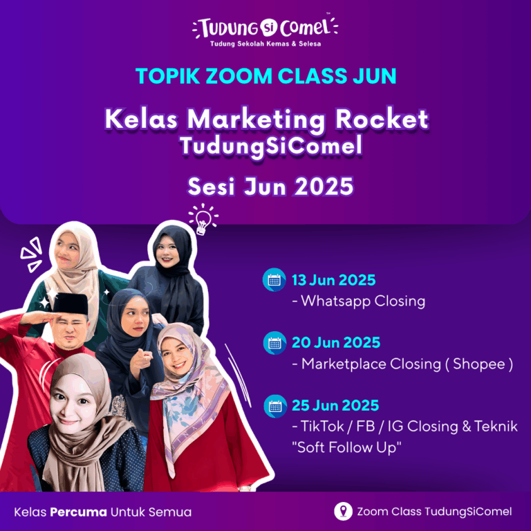 ZOOM LIVE KELAS class Tips Grow Jualan di IG 19