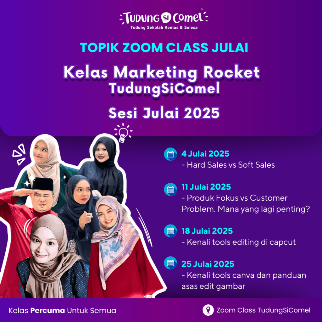 ZOOM LIVE KELAS class Tips Grow Jualan di IG 26