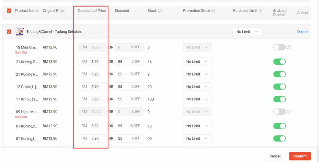 Panduan Setting Discount Produk Defect di Shopee 4 image 4