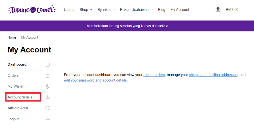 Panduan Kemaskini Nombor TIN 3 My Account